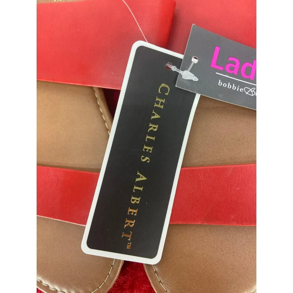 Charles Albert Mara Red Size Extra Large Women's‎ Sandals